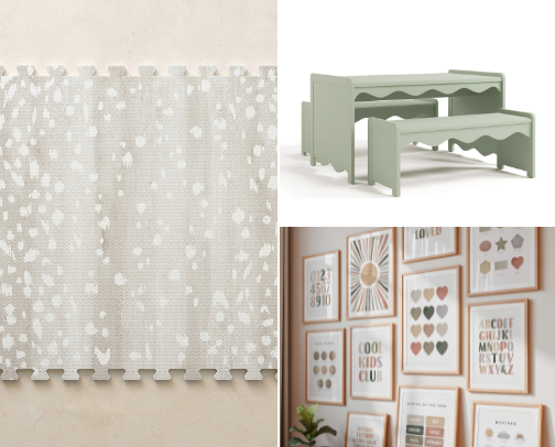 For the Moms Who Love a Neutral Palette — Beautiful Baby Play Items That Blend Right In. cover photo collage