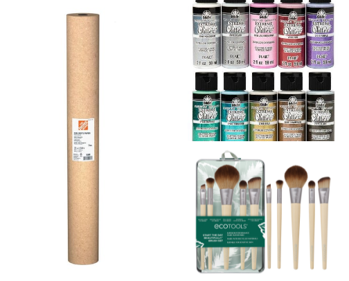 Banner sign materials cover photo collage