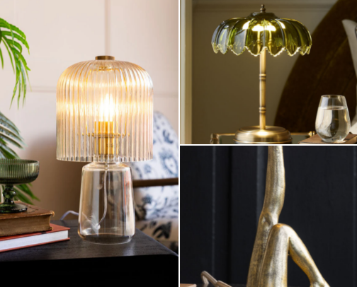luxury lamps for less than £100 cover photo collage