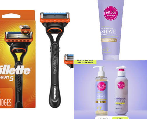 hair removal essentials! cover photo collage