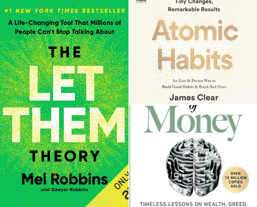Best Books & Guides for Personal Growth, Money & Success cover photo collage