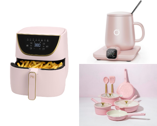 🌸✨ Pink Kitchen Gadgets That Make Cooking Magical & Fun! 🍳💖 cover photo collage