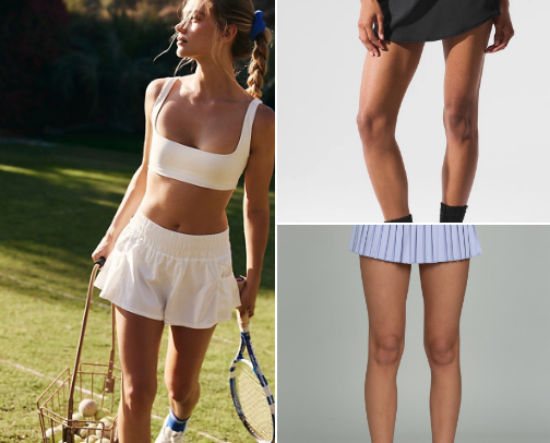athletic clothes cover photo collage