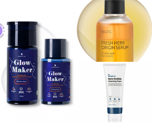 The Ultimate Glow & Smooth Skin Routine ✨ cover photo collage