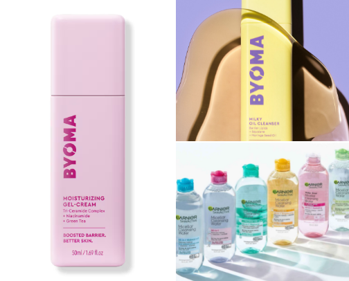 skincare favs cover photo collage