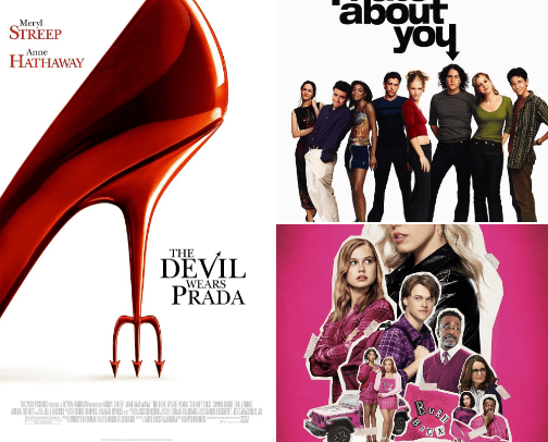 Top 10 Girls night IN movies🌺🎥 cover photo collage