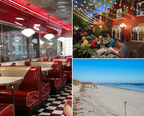 Vacation spots in St. Augustine, FL ⛱️🏝️ cover photo collage