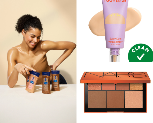 SKIN + BEAUTY STAPLES cover photo collage