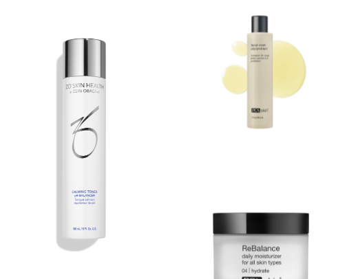 My favorite skin care products cover photo collage