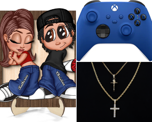 gift ideas for him 😋 cover photo collage