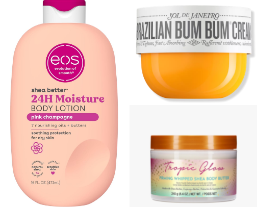 Body lotions 🧴🛁🚿 cover photo collage
