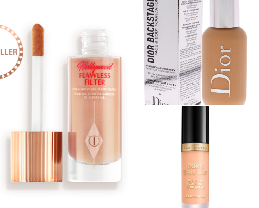 radiant glam beauty picks🎀✨ cover photo collage