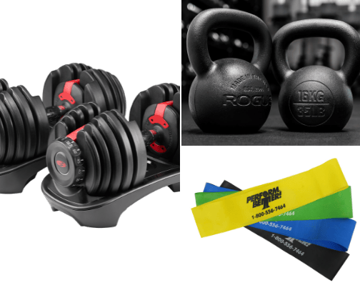 Home Workout Equipment cover photo collage