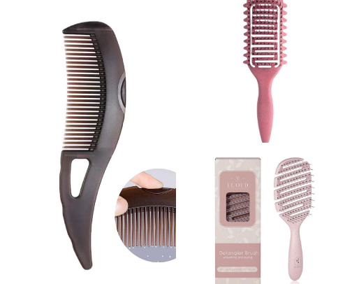 Hair Brushes and Combs cover photo collage
