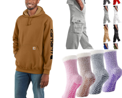 Favorite comfy clothes cover photo collage
