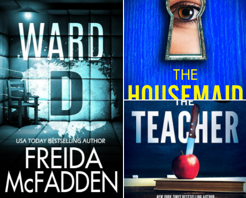 The best THRILLERS to keep you turning the page 📚 👀 cover photo collage