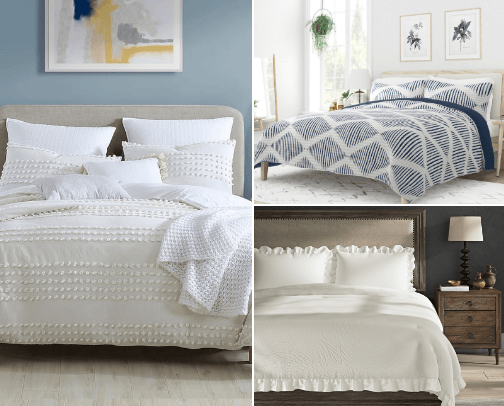 bedding cover photo collage