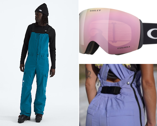 snowboard gear. cover photo collage