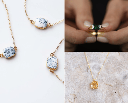 Unique jewelery pieces💍 cover photo collage