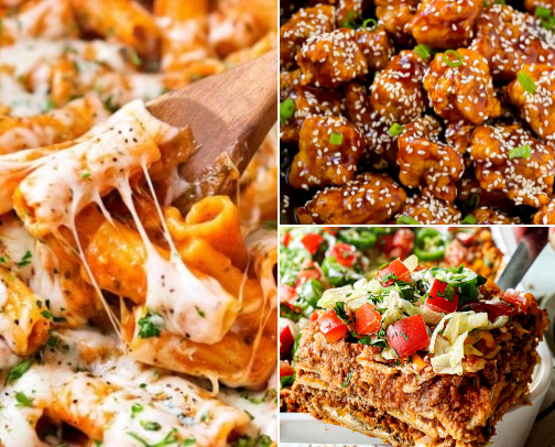 My go-to easy Weeknight Family Dinner Ideas cover photo collage