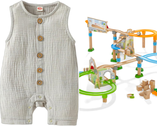 Healthy Baby and toddler clothing and accessories cover photo collage