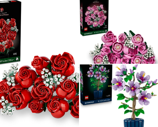 Lego Flowers!! 🌷 cover photo collage
