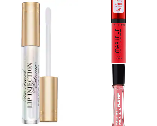 must have lip plumper products for bigger lips🎀 cover photo collage