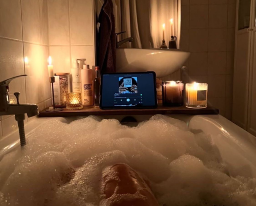 Shower routine cover photo collage