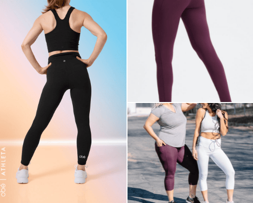 Athleisurewear cover photo collage