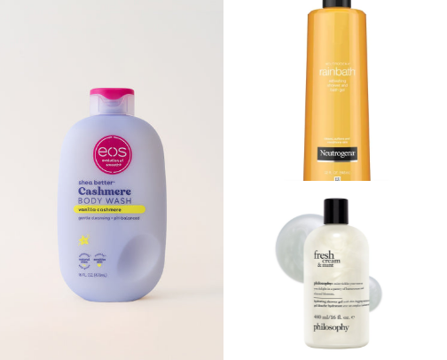 Shower essentials cover photo collage
