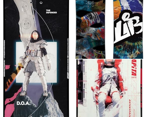 Snowboard Series cover photo collage