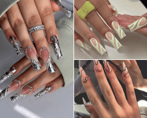 Stylish Nails cover photo collage