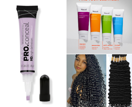 My favorite beauty recs cover photo collage
