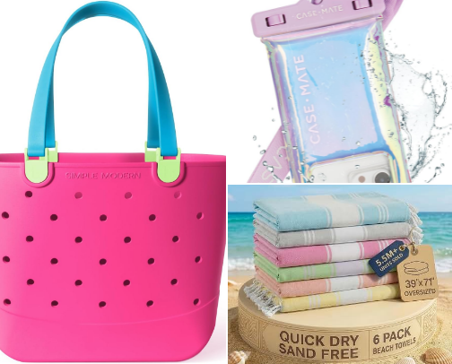 Pool, Beach & Cruise Day Essentials cover photo collage
