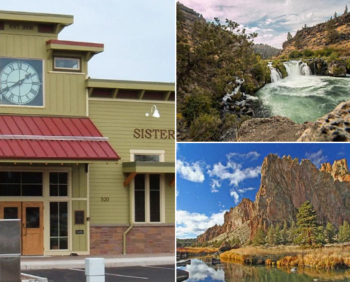 Bend, OR- mountain paradise cover photo collage
