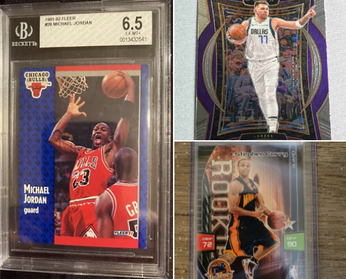 Nba cards collectibles cover photo collage