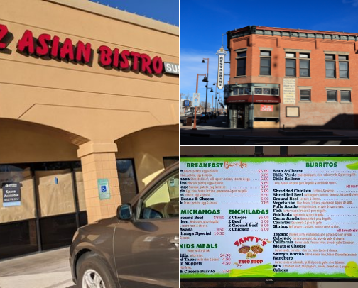 Fave places to eat in Farmington NM and surrounding areas cover photo collage