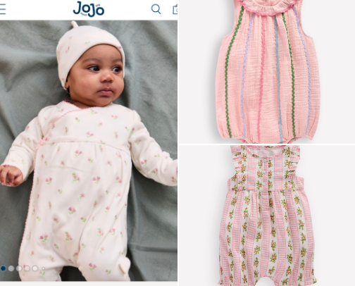 Affordable cute outfits for a baby girl 💖 🇬🇧 cover photo collage