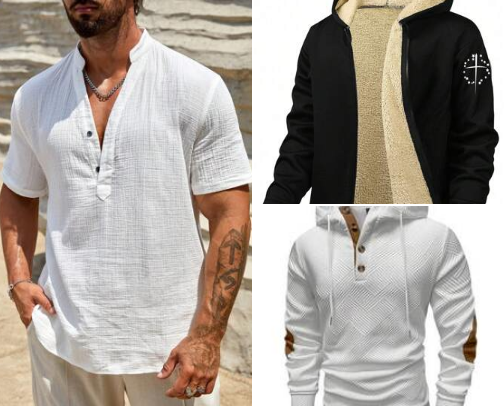 Men's Clothing cover photo collage