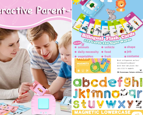 ✨ Toddler Home Learning Starter Kit | No Screen Time 📱 cover photo collage
