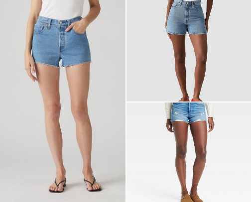 Best Denim Short Options for Thick Thighs cover photo collage