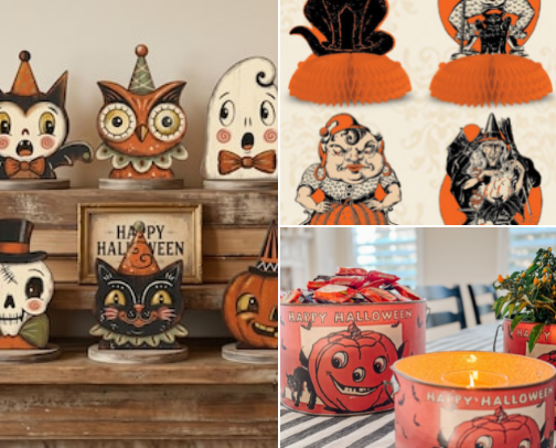 Vintage Halloween 🎃 Decor cover photo collage