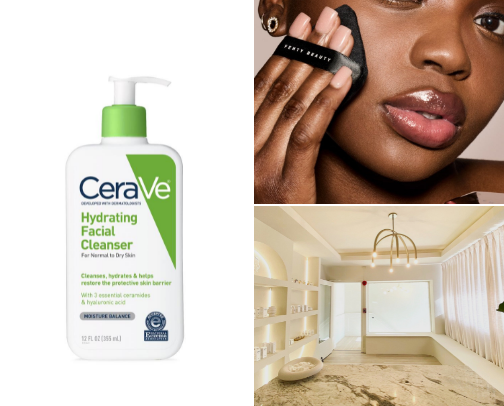 Beauty essentials cover photo collage