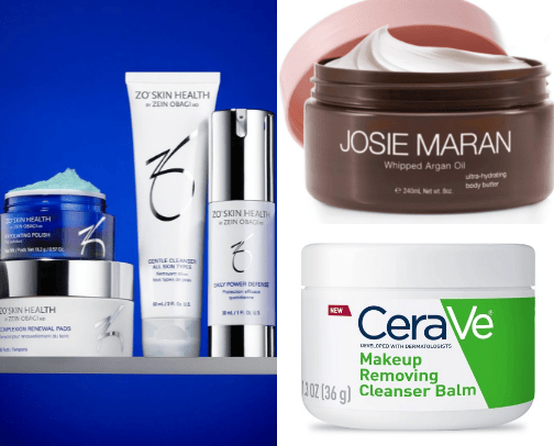 Skincare cover photo collage