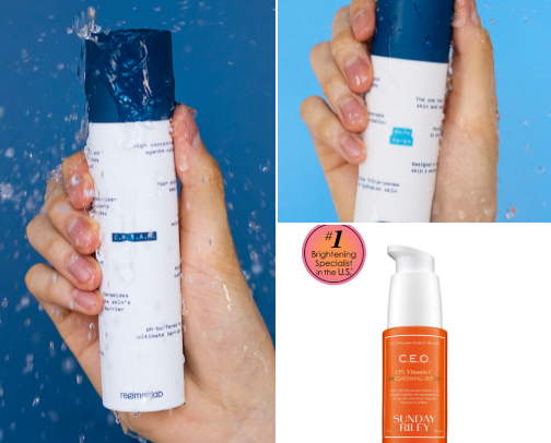 Skin care products for Dry Sensitive Skin cover photo collage