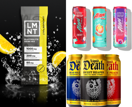 Drink necessities cover photo collage