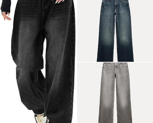 Many types of pants.✨ ZARA cover photo collage
