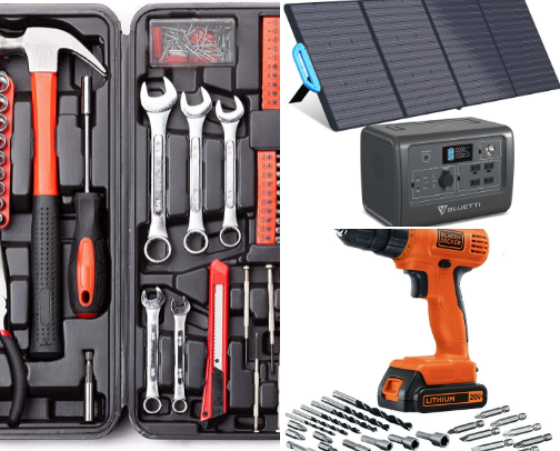 Tools of Freedom: The Essential Gear for Builders of Independence cover photo collage
