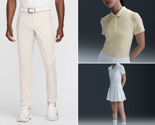 Golf Apparel cover photo collage