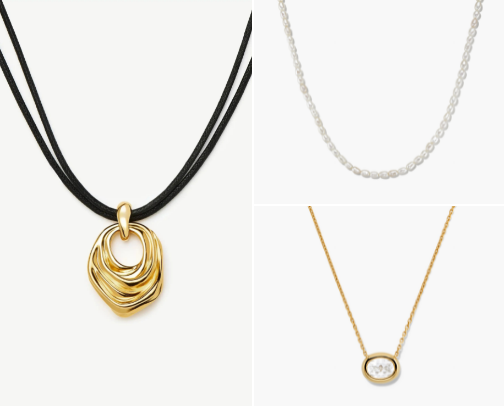 The Necklace Stack: Dress up your neck 💫 cover photo collage